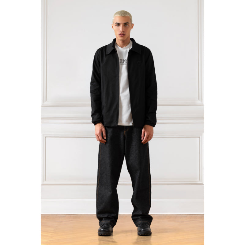 CAMPUS GABARDINE JACKET (BLACK)