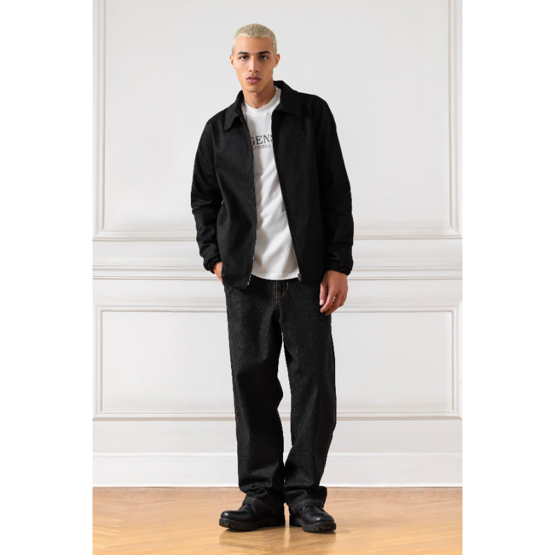 CAMPUS GABARDINE JACKET (BLACK)