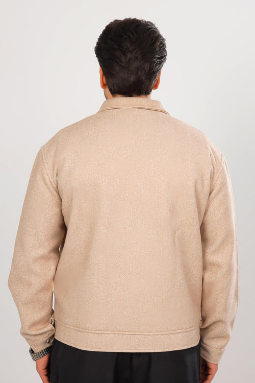 Aura Gabardine Jacket Beige